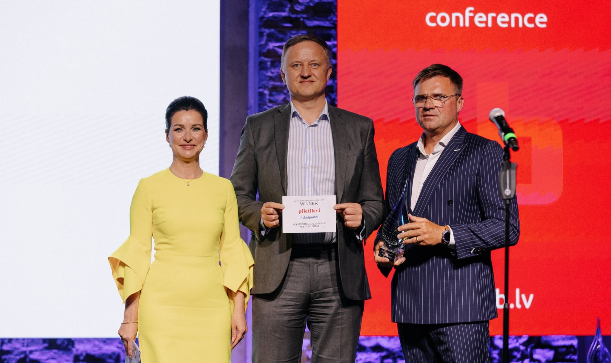 Piletilevi PLG Receives “Baltic Outbound Deal of the Year” Award at the Baltic M&A and Private Equity Forum